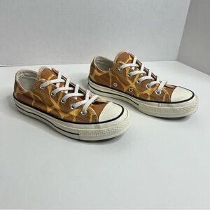 Converse GIRAFFE Chuck 70 OX Shoes Woman’s Size 5.5 ANIMAL PRINT
